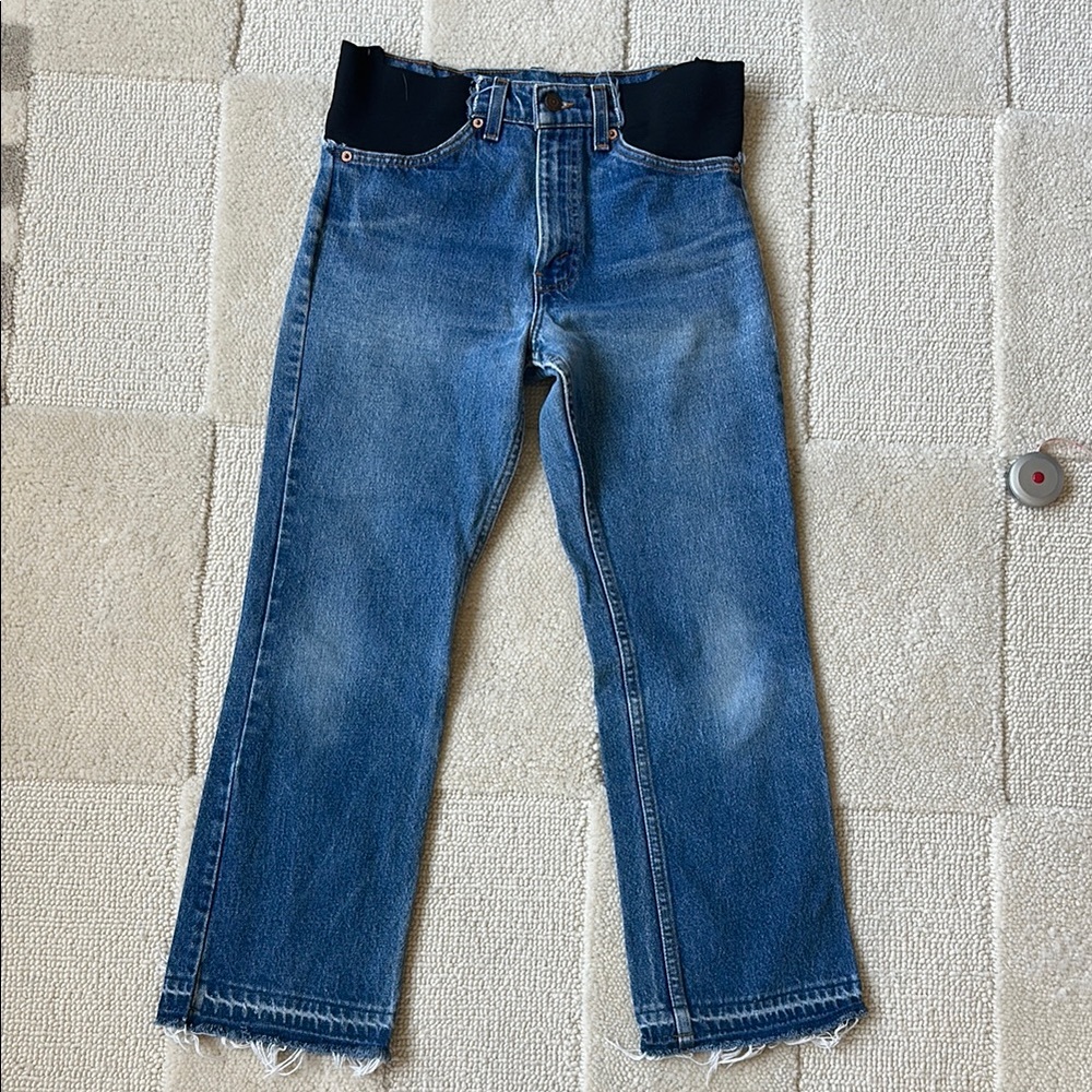 Vintage custom Levi’s maternity jeans size 26